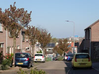Palmstraat über Korenbloemstraat