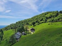 Alpe Sacchi from Varallo Sesia