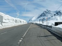 Paso de Bernina desde Tirano