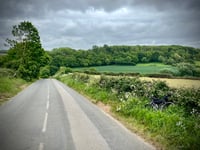 Route de la Vallée desde Château du Denacre