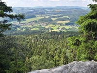 Błędne Skały from Kudowa-Zdrój