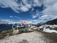 Col de la Loze von Méribel