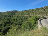 Col de la Croix Blanche depuis Ribes
