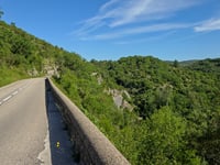 Col de la Croix Blanche depuis Ribes