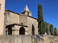 Sant Feliu de Buixalleu depuis Riera d'Arbúcies