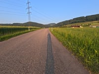 Oltingerstrasse from Wenslingen