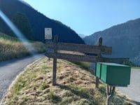 Plan du Mont von Les Cernix über Les Villes Dessus