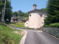Monte Voga z Villa di Chiavenna