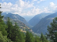 Col de Saint-Panthaléon depuis Chambave