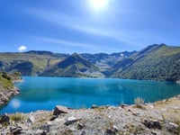 Col de la Croix-de-Fer from Barrage du Verney / Allemont