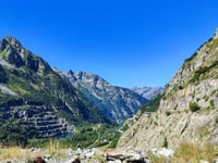 Col de la Croix-de-Fer from Barrage du Verney / Allemont