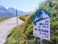 Col du Pré from Beaufort