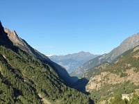 Lago di Place Moulin desde Roisan