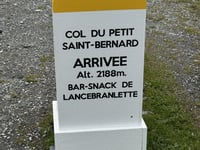 Col du Petit Saint-Bernard depuis Bourg Saint Maurice