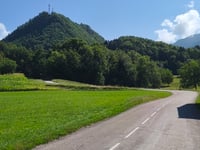 Col de Champ-Laurent von Valgelon la Rochette über Glapigny
