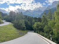 Ovronnaz depuis Leytron par Route d'Ovronnaz