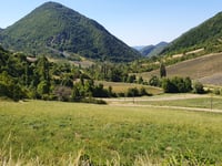 Col la Sausse from Saint Ferréol Trente Pas