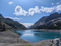 Passo Fedaia from Canazei