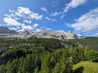 Passo Fedaia from Canazei