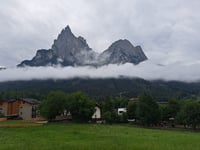 Alpe di Siusi from Lanzin