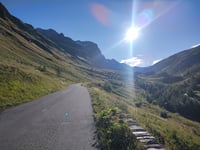 Col de l'Iséran from Val-d'Isère