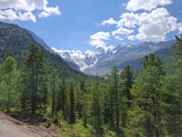 Passo del Bernina von Samedan