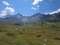 Passo del Bernina von Samedan