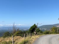Mur de Courmettes depuis Le Prieuré