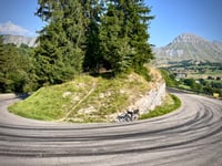 Col du Mollard from Saint Jean de Maurienne