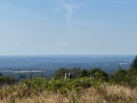 Signal de Beausoleil from Compreignac via Route d'Angelard