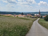 Stromberg von Contz-les-Bains über Chemin de la Moselle