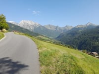 Col de la Croix Fry from Thônes