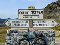 Col de l'Iséran from Lanslebourg