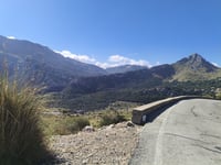 Coll dels Reis / Sa Calobra depuis Pantà de Gorg Blau
