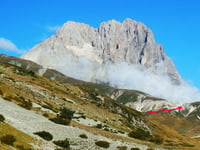 Gran Sasso d'Italia / Campo Imperatore from Bazzano