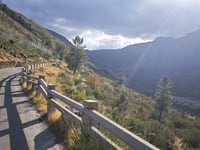 Torre / Serra da Estrela von Rio Zêzere über Serra de Baixo