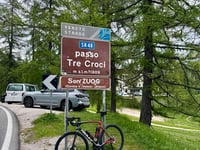 Passo Tre Croci from Cortina d'Ampezzo