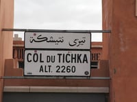 Tizi n’Tichka von Zerkten über Taddart