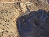 Serpentines du Dadès / Zig Zag Road of Dades from Les Gorges du Dadès