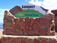 Pikes Peak von Manitou Springs