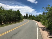 South Deer Creek Canyon Road von Denver