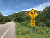 South Deer Creek Canyon Road von Denver