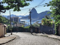 Morro de Novo Mundo desde Botafogo