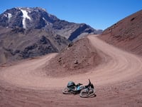 Paso de Uspallata / Cristo Redentor de los Andes von Uspallata