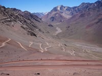 Paso de Uspallata / Cristo Redentor de los Andes von Uspallata