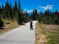 Mount Revelstoke vanuit Revelstoke