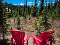 Mount Revelstoke vanuit Revelstoke