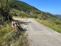 Col de Chaudbonne desde Saint-Ferréol-Trente-Pas
