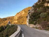 Col de la Madone de Gorbio von Menton