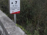 Col de la Madone de Gorbio von Menton